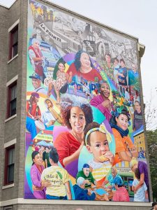 Salem Public Schools Harbor Street mural