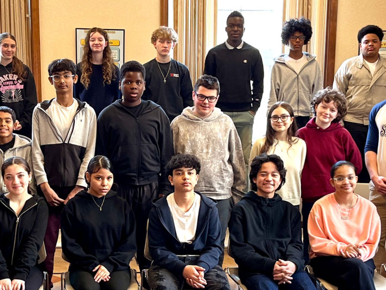 Collins Middle Schools Eighth Graders Lobby