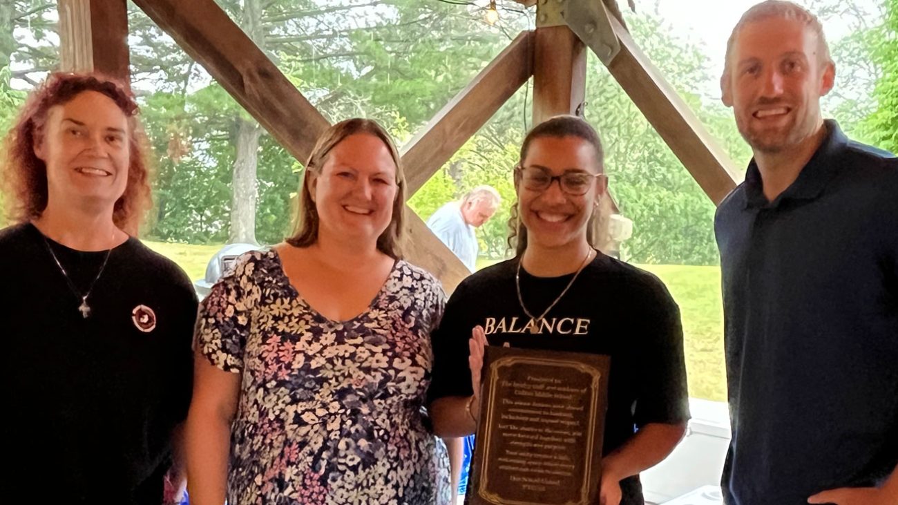 Collins Middle School PTO Honors staff