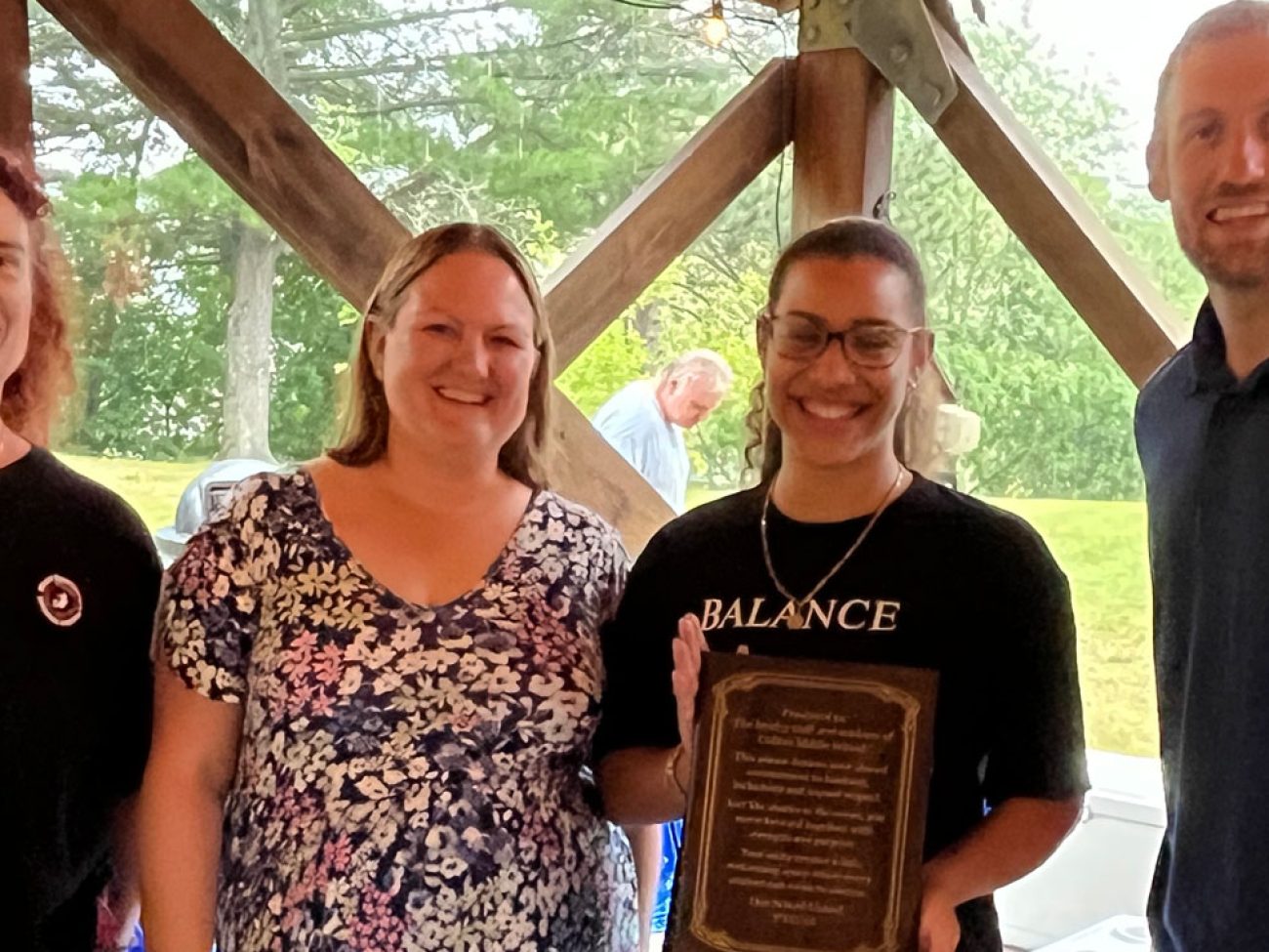 Collins Middle School PTO Honors staff