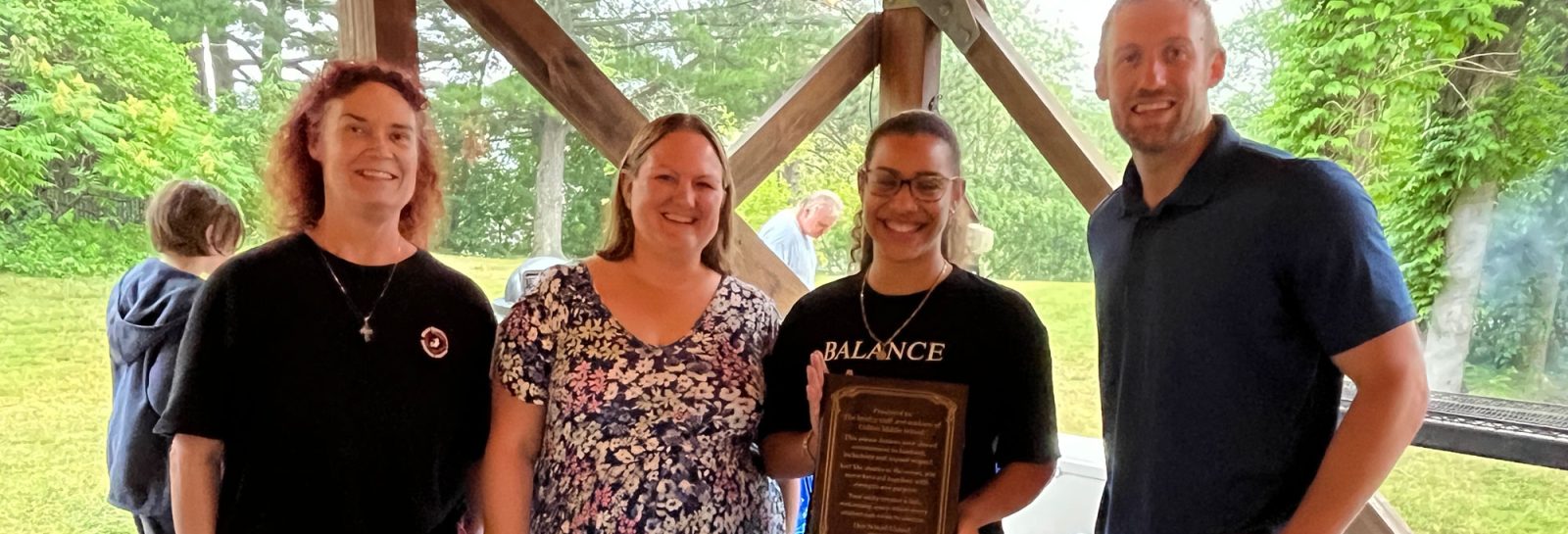 Collins Middle School PTO Honors staff