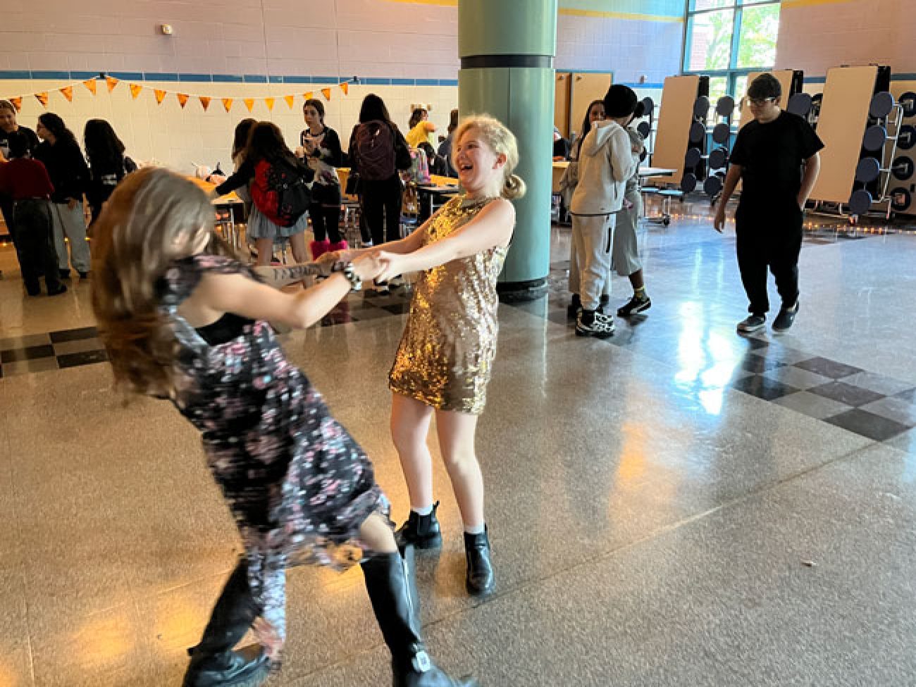 Collins Middle School students enjoying the 2026 Unity Dance