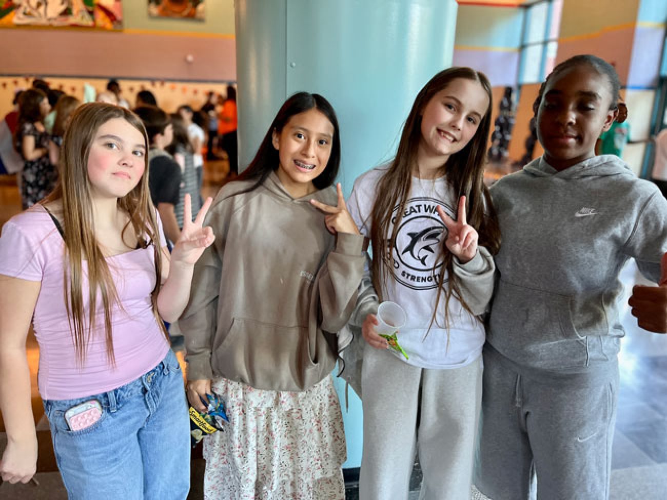 Collins Middle School students enjoying the 2026 Unity Dance