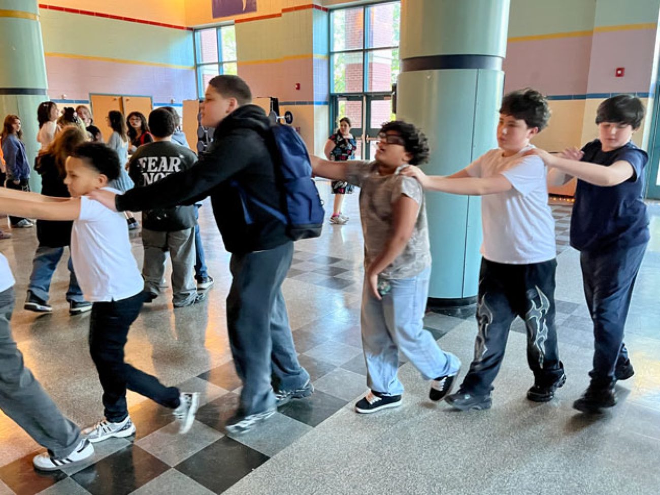 Collins Middle School students enjoying the 2026 Unity Dance