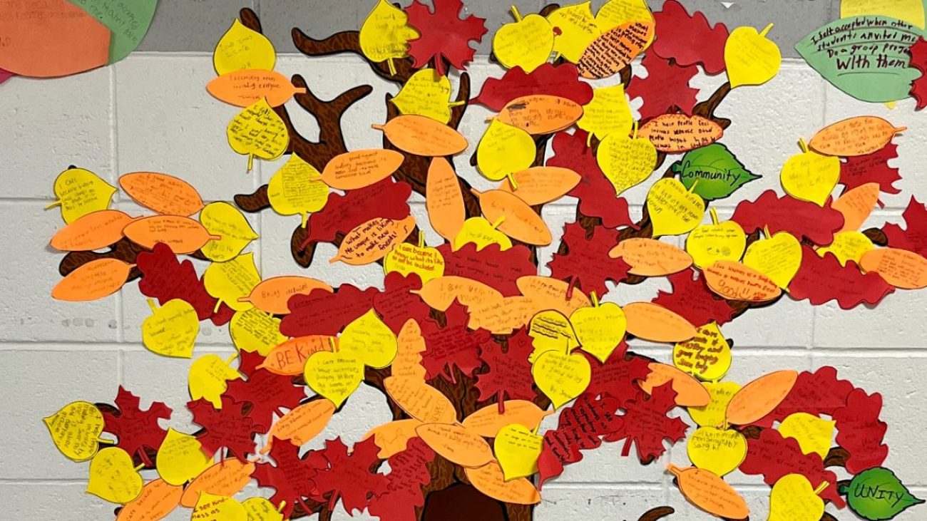 Collins Middle School Unity Dance Anti-Bullying Tree